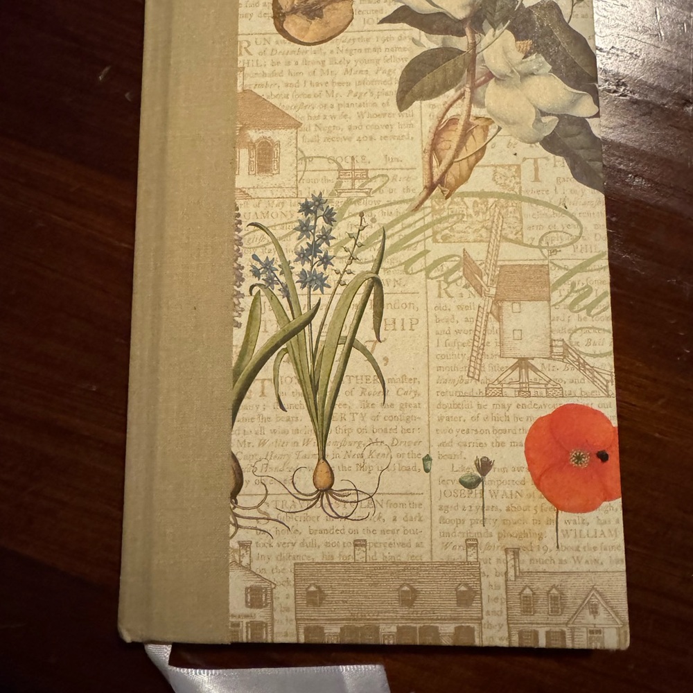 🤑SALE. Floral Vintage-Style Hardcover Journal